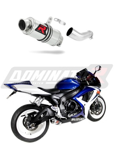 scarico silenziatore DOMINATOR GP1 adatto alla moto Suzuki GSXR 750 K6 K7 2006 - 2007 6