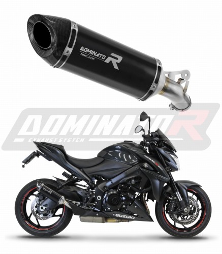 scarico silenziatore DOMINATOR HP8 nero adatto alla moto Suzuki GSX-S 1000 / F 2015 - 2020 6