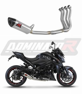 Suzuki GSX-S 1000 / F 2015 - 2020 Low Level Impianto di scarico Collettori Marmitta Silenziatore HP8 + dB killer medium