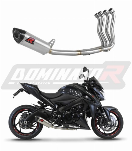 impianto di scarico completo con silenziatore DOMINATOR Full System HP8 adatto alla moto Suzuki GSX-S 1000 / F 2015 - 2020 6
