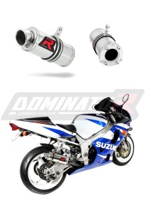 Suzuki GSXR 750 K1 K5 2001 - 2005 Terminale di Scarico Marmitta Silenziatore GP1 + dB killer medium