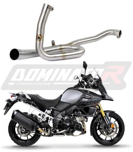 decat mid muffler DOMINATOR Mid Pipe fits to DL 1000 VStrom 2014  2016 5