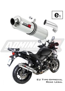 DL 1000 V-STROM Omologato Silenziatore Scarico TONDO 2017 - 2020