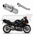 scarico silenziatore DOMINATOR ovale adatto alla moto Suzuki GSXF 750 1998 - 2006 6