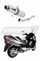 exhaust muffler DOMINATOR ROUND fits to Suzuki BURGMAN 400 2007  2016 6