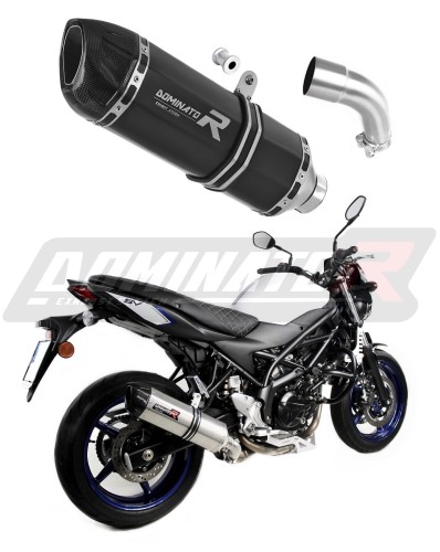 exhaust muffler DOMINATOR HP1 BLACK fits to Suzuki SV 650 2016  2023 3