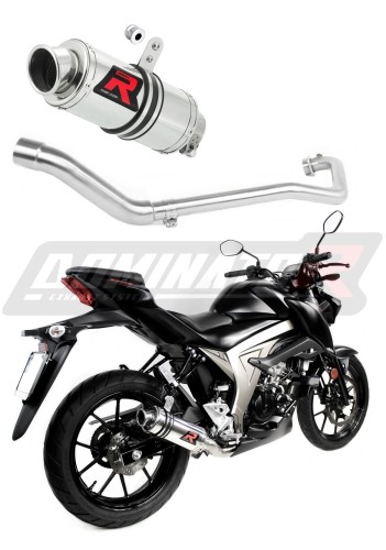 GSX-S 125 Exhaust Suzuki Muffler Auspuff Sportauspuff Silencer Echappement Silencieux Scarico Scarichi Escape Wydech Tłumik GP 1 2017 - 2019 Dominator  x