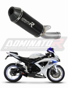 Suzuki GSXR 750 K8 K9 L0 2008 - 2010 Exhaust Silencer Muffler HP3 BLACK LOW LEVEL + dB killer medium