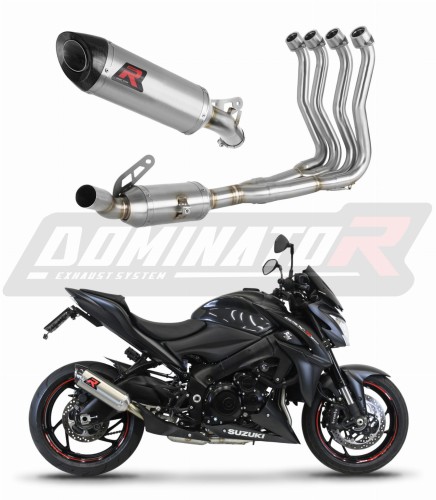 kompletny układ wydechowy z tłumikiem DOMINATOR Full System HP8 pasujący do motocykla Suzuki GSX-S 1000 / F 2015 - 2020 6