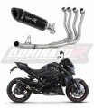 complete exhaust system with muffler DOMINATOR Full System HP8 BLACK fits to Suzuki GSXS 1000 / F 2015  2020 6