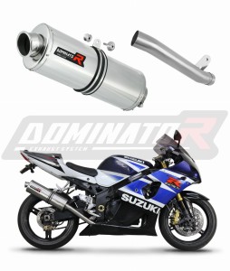 Suzuki GSXR 1000 K1 - K4 2001 - 2004 Terminale di Scarico Marmitta Silenziatore Slip-on OV + dB killer medium