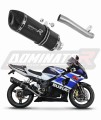 exhaust muffler DOMINATOR Slipon HP1 BLACK fits to Suzuki GSXR 1000 K1  K4 2001  2004 6