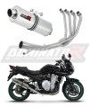 Suzuki GSF 1250 N / S BANDIT 2007 - 2016 EXHAUST Collector Manifold Full System Muffler Auspuff Sportauspuff Silencer Echappement Silencieux Scarico Scarichi Escape Wydech Tłumik OV Dominator Exhaust System x