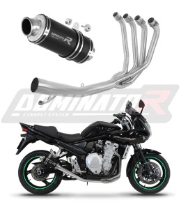 Suzuki GSF 1250 N / S BANDIT 2007 - 2016 Impianto di scarico Collettori Marmitta Silenziatore GP1 NERO + dB killer medium
