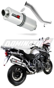 Triumph TIGER EXPLORER 1200 2012 - 2015 Terminale di Scarico Marmitta Silenziatore OV + dB killer medium