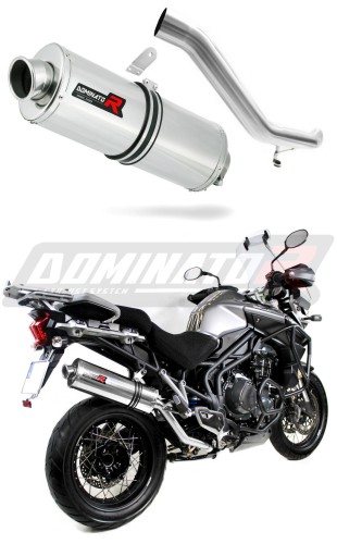 wydech tłumik DOMINATOR Owalny pasujący do motocykla Triumph TIGER EXPLORER 1200 2012 - 2015 5