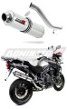 exhaust muffler DOMINATOR ROUND fits to Triumph TIGER EXPLORER 1200 2012  2015 5