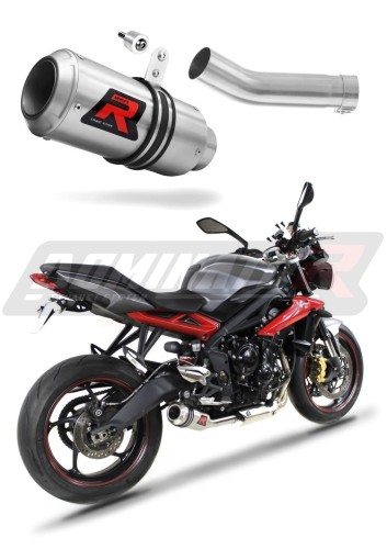 scarico silenziatore DOMINATOR GP adatto alla moto Triumph STREET TRIPLE 675 R / S / RS 2013 - 2016 5