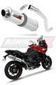 scarico silenziatore DOMINATOR rotondo adatto alla moto Triumph TIGER SPORT 1050 2016 - 2020 6
