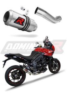 Triumph TIGER SPORT 1050 2013 - 2015 Low Level Terminale di Scarico Marmitta Silenziatore GP + dB killer medium