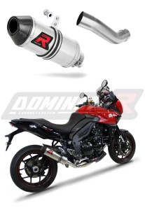 Triumph TIGER SPORT 1050 2016 - 2020 Low Level Terminale di Scarico Marmitta Silenziatore HP3 + dB killer medium