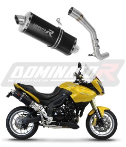 Triumph Tiger 1050 2006 - 2012 Terminale di Scarico Marmitta Silenziatore P7 NERO + dB killer medium