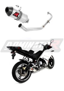 Yamaha YZF R125 2008 - 2013 Full Exhaust System Collector Silencer HP3 + dB killer medium