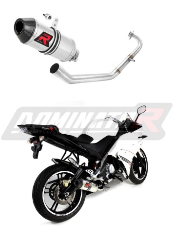 impianto di scarico completo con silenziatore DOMINATOR Full System HP3 adatto alla moto Yamaha YZF R125 2008 - 2013 6