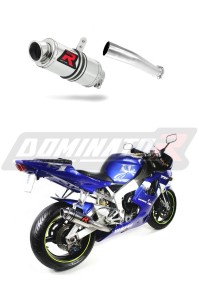Yamaha YZF R1 1000 RN04 1998 - 2001 Terminale di Scarico Marmitta Silenziatore GP1 + dB killer medium