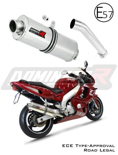 scarico silenziatore DOMINATOR omologato OVAL adatto alla moto YZF 600R Thundercat 1996 - 2006 8