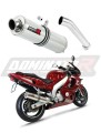 scarico silenziatore DOMINATOR rotondo adatto alla moto Yamaha YZF 600 R Thundercat 1996 - 2006 7