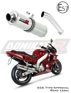 YZF 600R Thundercat Omologato Silenziatore Scarico TONDO 1996 - 2006