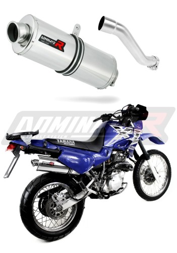scarico silenziatore DOMINATOR ovale adatto alla moto Yamaha XT 600 1990 - 2004 5