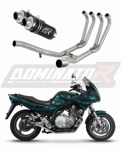 Yamaha XJ 900 1994 - 2003 Sistema di scarico Collettori Marmitta Silenziatore GP1 NERO + dB killer