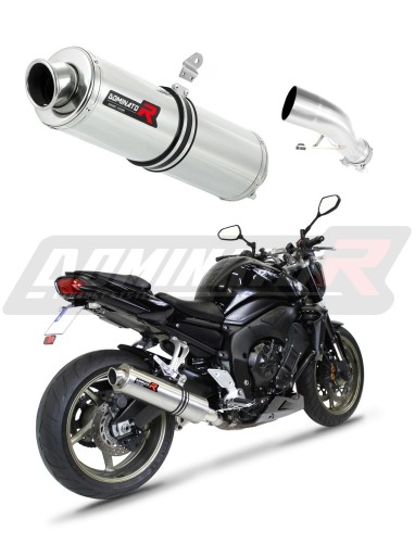 scarico silenziatore DOMINATOR ovale adatto alla moto Yamaha FZ1 FAZER 1000 2006 - 2015 7