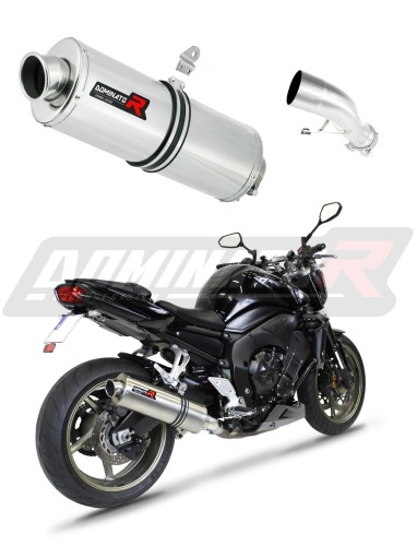 scarico silenziatore DOMINATOR rotondo adatto alla moto Yamaha FZ1 FAZER 1000 2006 - 2015 7