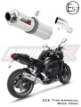 exhaust muffler DOMINATOR homologated road legal ROUND fits to YAMAHA FZ1 1000 FAZER 2006  2015 8