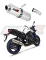scarico silenziatore DOMINATOR ovale adatto alla moto Yamaha FZ8 FAZER 2010 - 2016 7