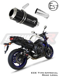 FZ 8 N / FZ8 S FAZER Omologato Silenziatore Scarico GP NERO 2010 - 2016