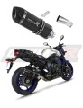scarico silenziatore DOMINATOR HP1 nero adatto alla moto Yamaha FZ8 FAZER 2010 - 2016 7