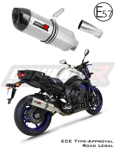 FZ 8 N / FZ8 S FAZER EXHAUST Homologated ECE Type approval - Street legal Yamaha Muffler Auspuff Sportauspuff Silencer Echappement Silencieux Scarico Scarichi Escape Wydech Tłumik Carbon End Cap HP1 2010 - 2016 DOMINATOR x
