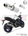 scarico silenziatore DOMINATOR omologato rotondo adatto alla moto FZ 8 N / FZ8 S FAZER 2010 - 2016 8