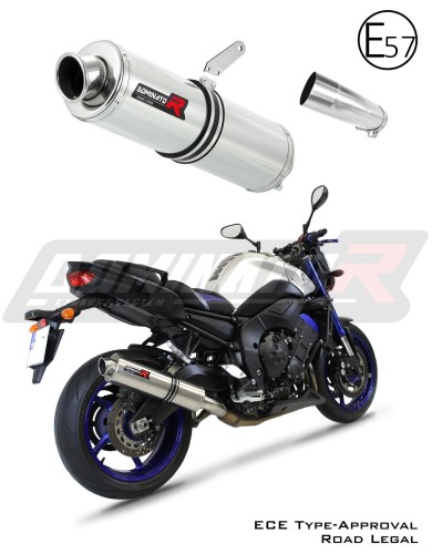 scarico silenziatore DOMINATOR omologato rotondo adatto alla moto FZ 8 N / FZ8 S FAZER 2010 - 2016 8