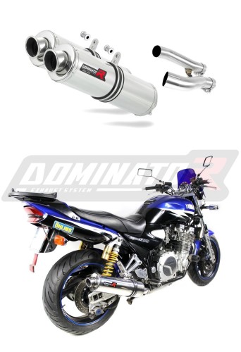 scarico silenziatore DOMINATOR rotondo adatto alla moto Yamaha XJR 1300 99 06  5