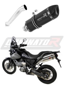 Yamaha XT 660 Z TENERE 2008 - 2016 Terminale di Scarico Marmitta Silenziatore HP1 NERO + dB killer medium