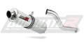 scarico silenziatore DOMINATOR rotondo adatto alla moto Yamaha TTR 250 1999 - 2006 3