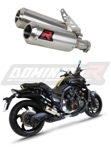 Yamaha V MAX 1700 2009 - 2019 Terminale di Scarico Marmitta Silenziatore GP + dB killer medium
