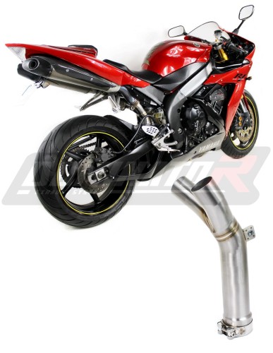 decat silenziatore centrale DOMINATOR Mid Pipe adatto alla moto YZF R1 1000 RN12 2004 - 2006 6