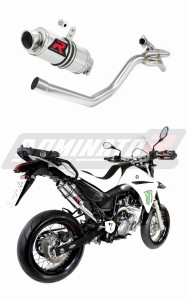 Yamaha XT 660 X 2004 - 2016 collettore laterale 2 in 1 Terminale di Scarico Marmitta GP1 + dB killer medium
