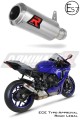 YZF R1 R1M 1000 RN49 Homologated EXHAUST Yamaha Muffler Auspuff Sportauspuff Silencer Echappement Silencieux Scarico Scarichi Escape Wydech Tłumik GP 2017 - 2019 ECE Type approval DOMINATOR x